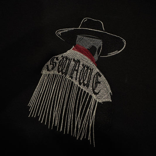 'WILD WEST' COWBOY EMBROIDERED: HOODIE