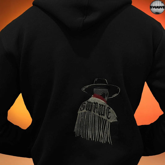 'WILD WEST' COWBOY EMBROIDERED: HOODIE