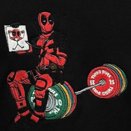 'Gym Pool' Embroidered: Hoodie