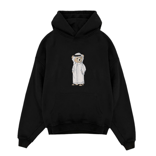 'AI BEAR' EMBROIDERED: HOODIE