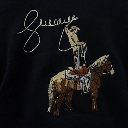 'WILD WEST' EMBROIDERED: HOODIE