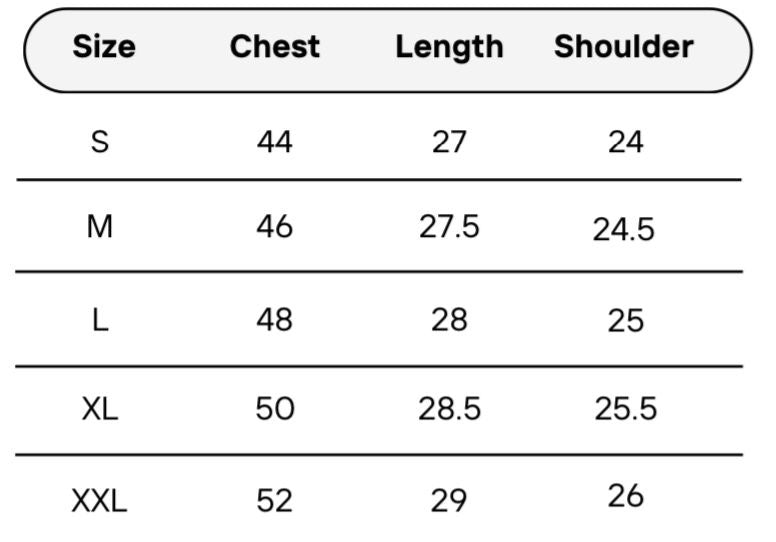 Size Chart Image