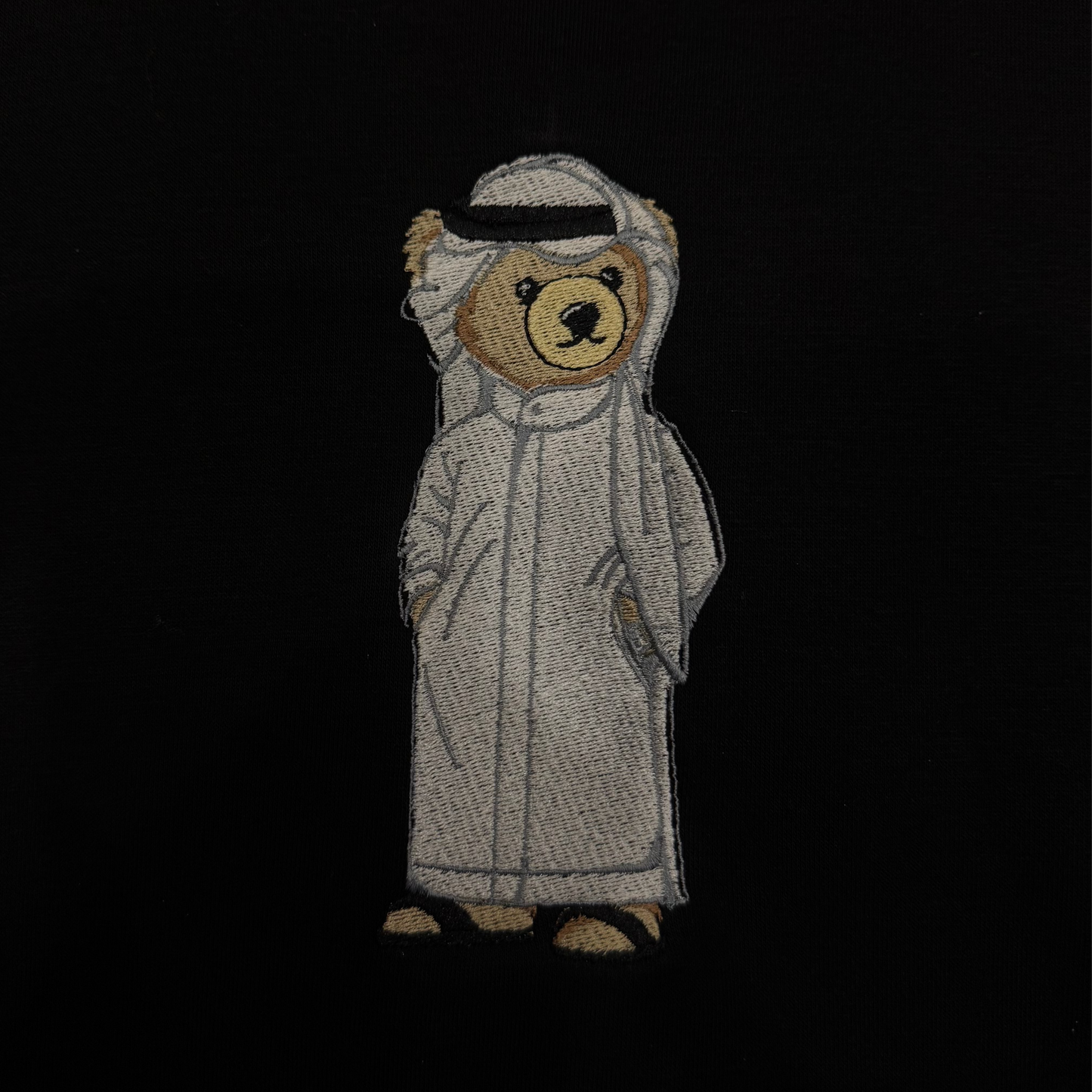 'AI BEAR' EMBROIDERED: HOODIE