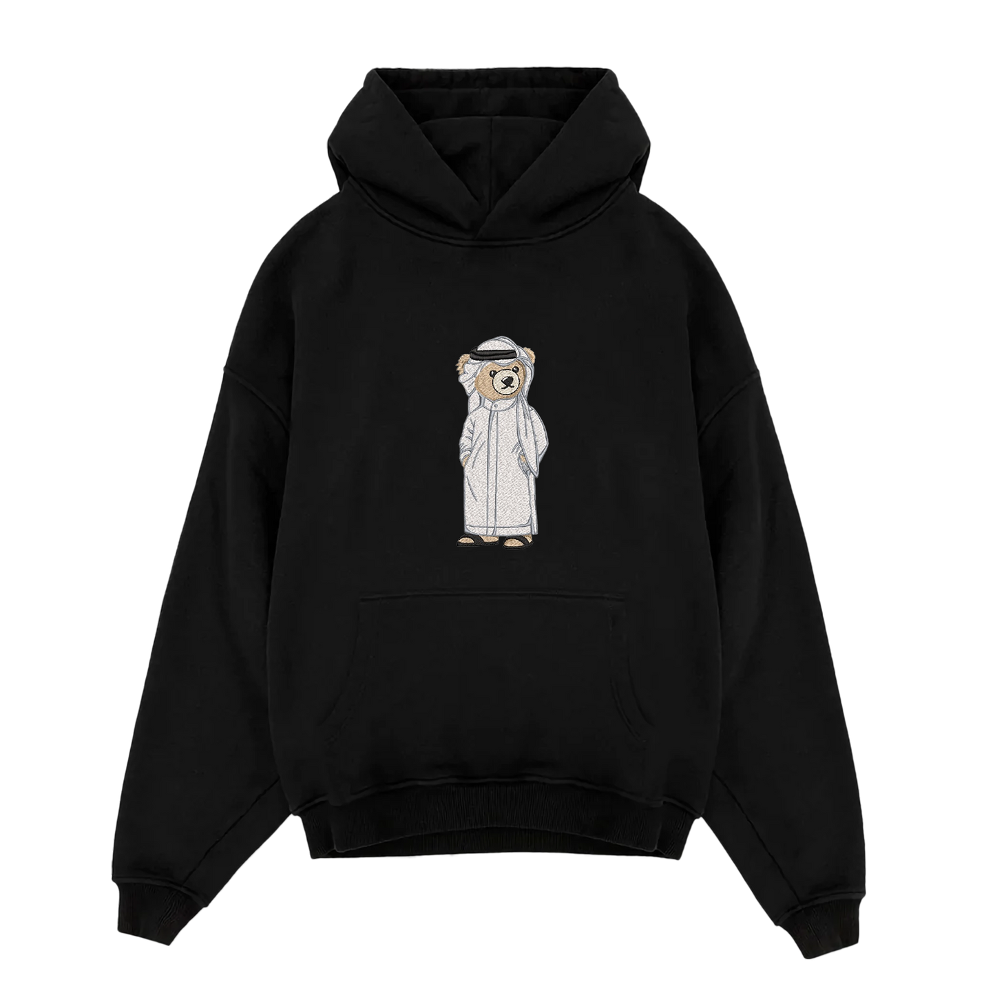 'AI BEAR' EMBROIDERED: HOODIE